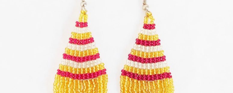 LUNGI TEARDROP EARRINGS- LARGE