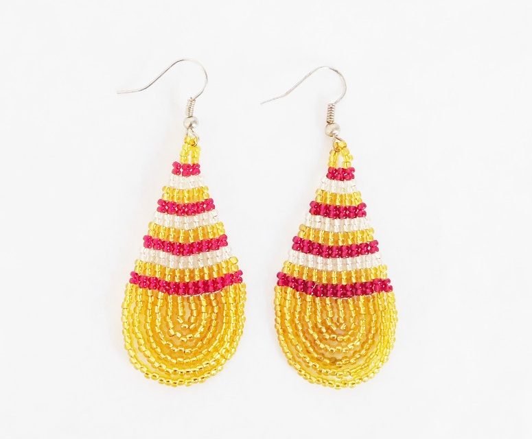 LUNGI TEARDROP EARRINGS- LARGE